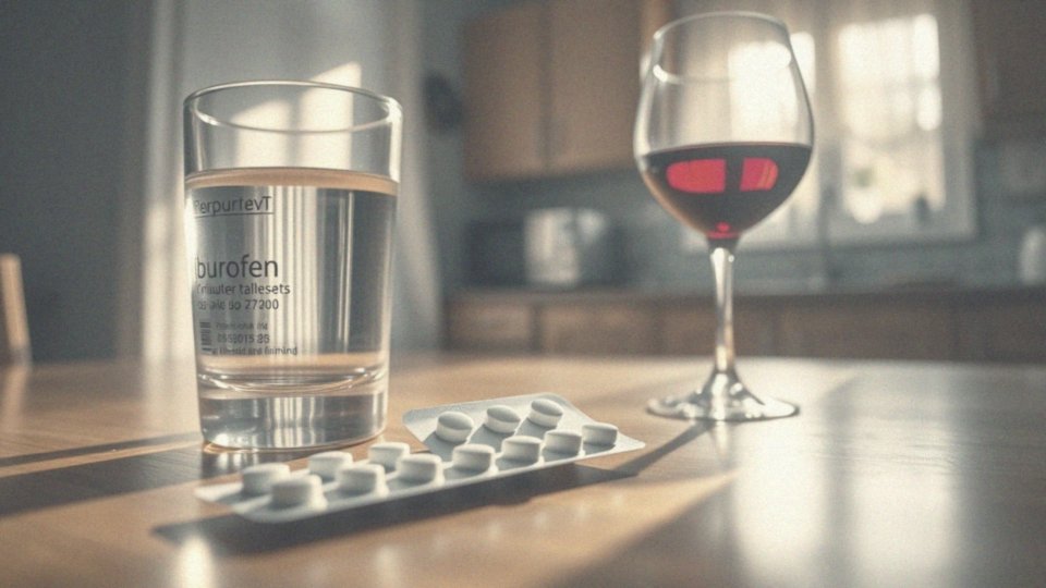 Czy alkohol może wpływać na działanie ibuprofenu?