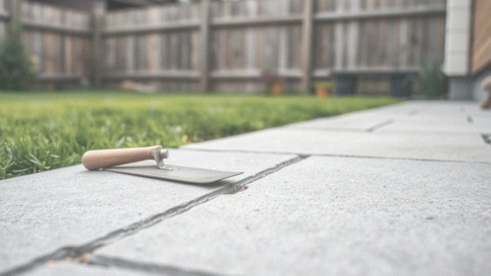 Jak zabezpieczyć fugi między elementami tarasu betonowego?