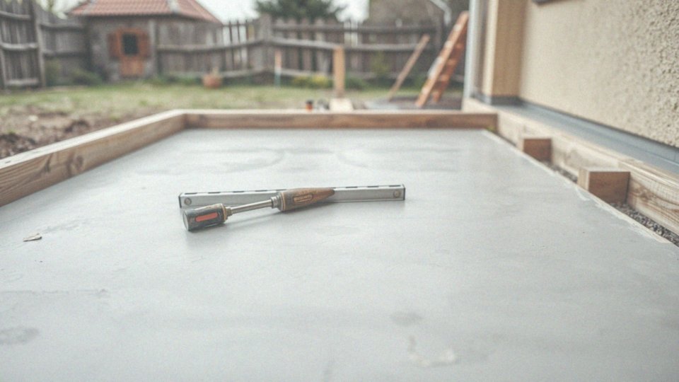 Jak wlać beton na taras bez fundamentu?