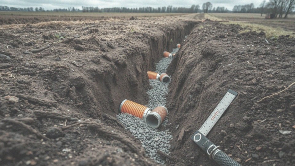 Co powinno się brać pod uwagę przy montażu drenażu rozsączającego?