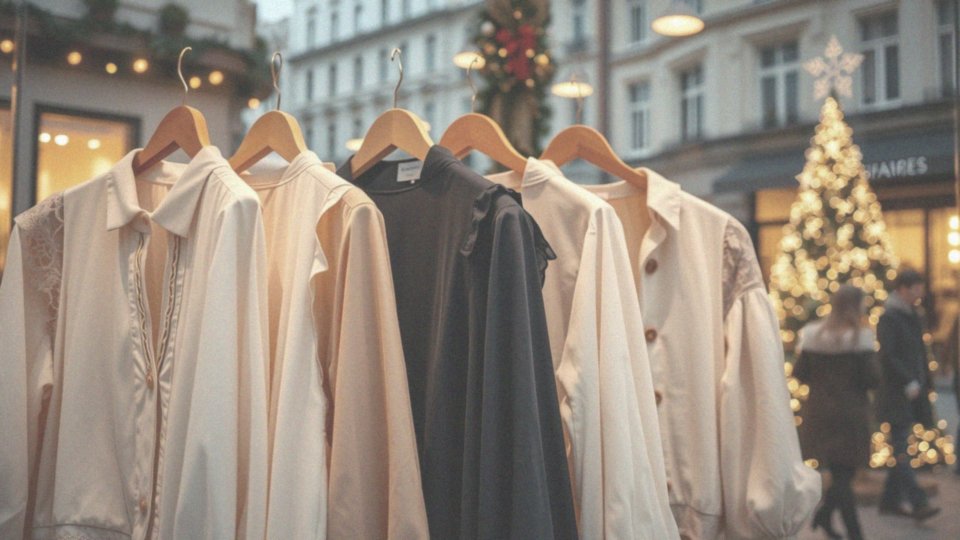 Jakie trendy w modzie związane z bluzkami na Wigilię są obecnie popularne?