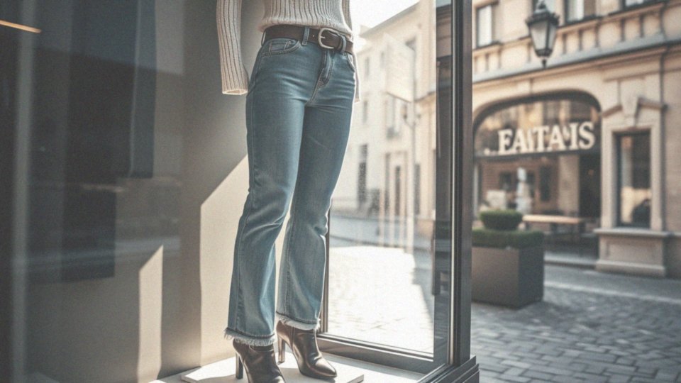 Do jakich stylizacji pasują jeansy bootcut z wysokim stanem?