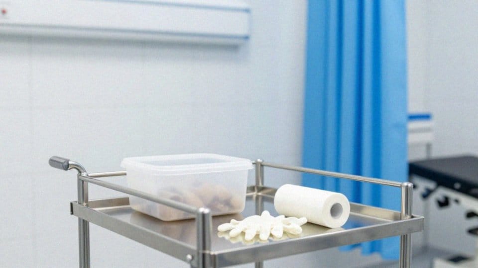 Jak wygląda procedura zakładania opatrunku larwalnego?